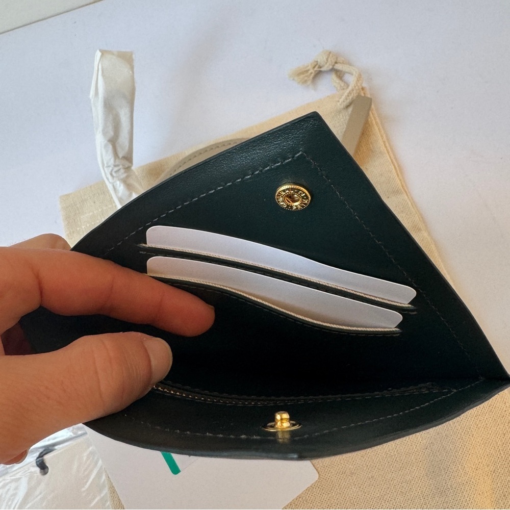 NWT Jacquemus 3 Piece Leather Wallet Le Porte Rond Carre Trio Cardholder Multi - Picture 9 of 16